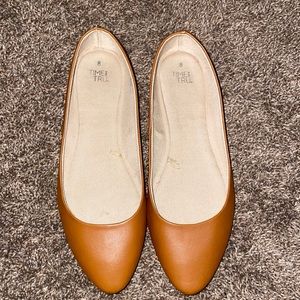 Chestnut Slip On Flats